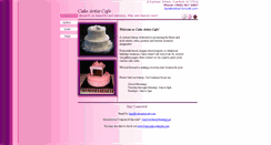 Desktop Screenshot of cakeartistcafe.com